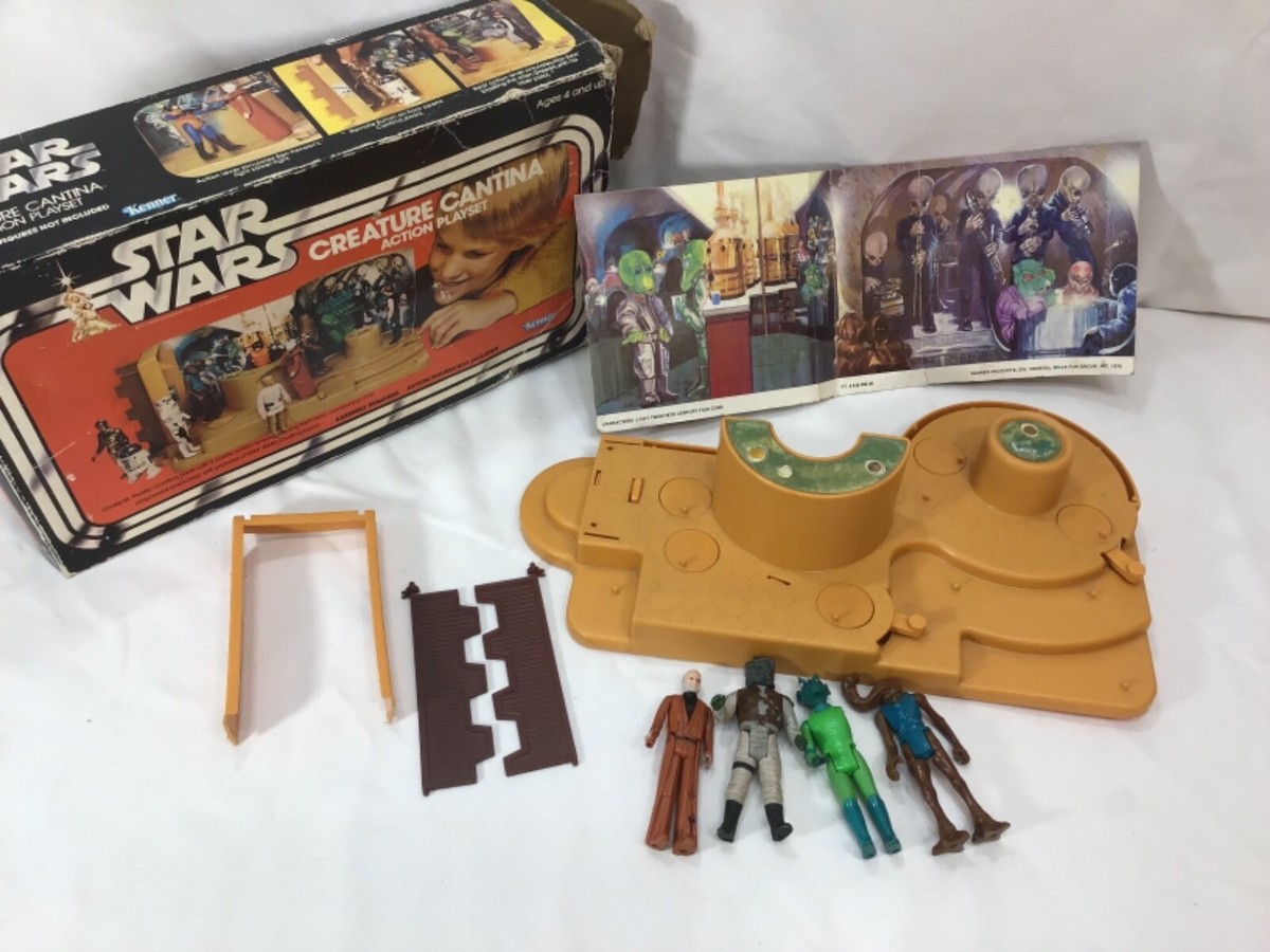 スターウォーズ　オールドケナー クリーチャー.カンティーナ　プレイセット 1978 Vintage Star Wars Creature Cantina Playset Boxed