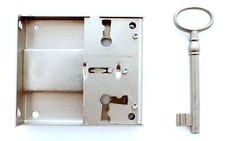 Kastenschloß Schrank Schloss m.Schlüssel Eisen Möbel Kommode Schublade, Art.5015