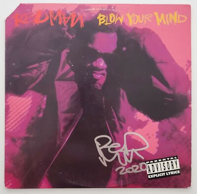 Redman Signed Blow Your Mind Vinyl Record Hip Hop LEGEND Method
