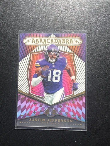2024 Panini Illusions - Abracadabra Justin Jefferson #15 Purple