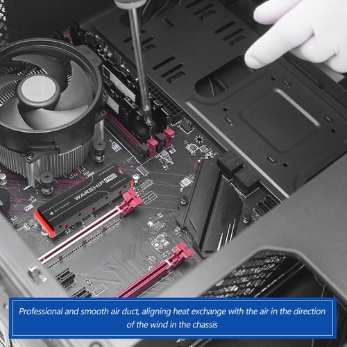 Radiatore Dissipatore Calore Dell'unità Stato Solido SSD in Rame - Afbeelding 9 van 12