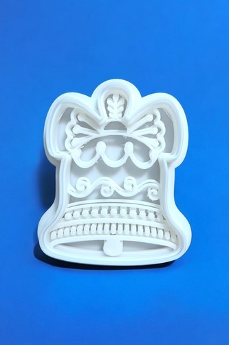 Custom 3D Printed Holiday Cookie Cutters: A Snowflake, Bell, Reindeer, & Mittens - Picture 5 of 6