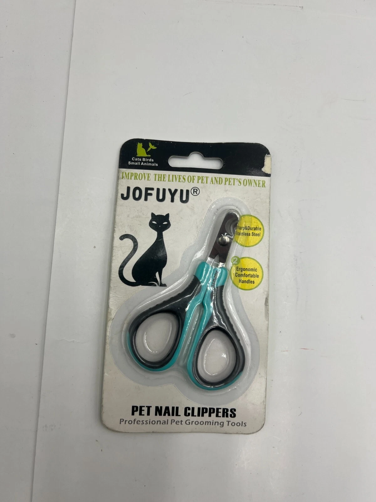 (QTY5) JOFUYU Pet Nail Clipper Professional Nail Trimmer Angled Blade,Sharp,Safe