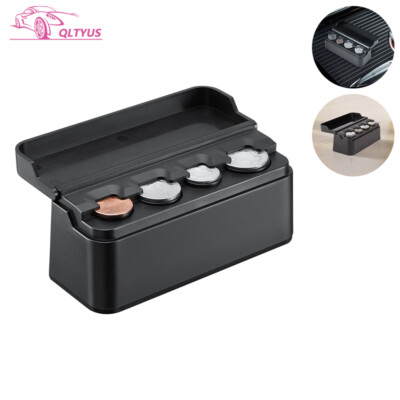 Car Coin Holder Coin Change Storage Holder Case Box Container Organizer