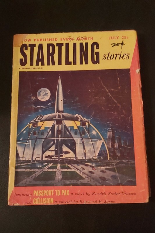 Vintage July 1952 STARTLING Stories Fair Sci Fi Pulp Magazine  Arthur C Clarke