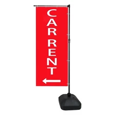 Outdoor Indoor Banner Stand Multipurpose Display with Water Refilled Base 2 UNIT