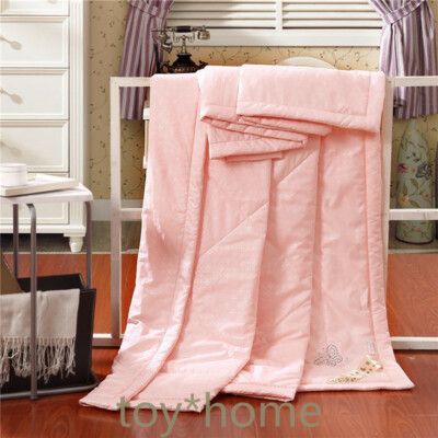 Natural/Mulberry Silk Comforter For Full Size Duvet/Blanket/Quilt Beige Filler
