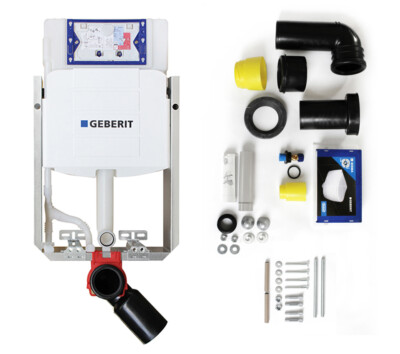 Vorwandelement  mit Geberit ,Sigma  UP -320 Spülkasten  zum einmauern ( 18 )