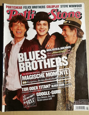 ROLLING STONE - MAI 2008 - MICK JAGGER, KEITH RICHARDS & JACK WHITE (J119)