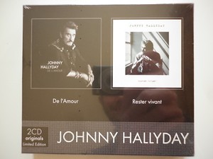Johnny Hallyday Coffret 2 Cd De L Amour Rester Vivant Ebay