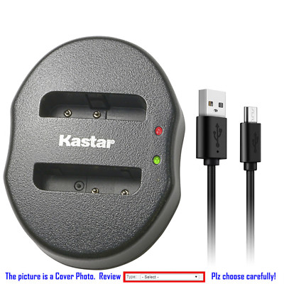 Kastar Battery Dual Charger for Sony NP-BG1 NPBG1 & Cyber-shot DSC-T100 Camera