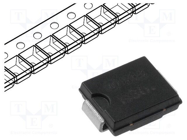 2X 1N5626-TAP Diode Redresseuse THT 600V 3A - Emballage Ammo Pack SOD64 VISHAY