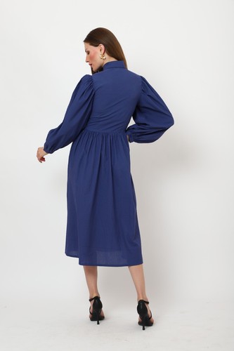 Miss Lavish London Boho Summer Midi Maxi Dress for Women's, Various Sizes - Blue - Picture 4 of 8