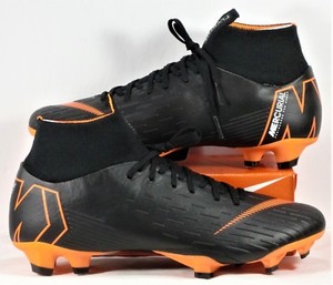 nike mercurial superfly 6 pro fg black total orange