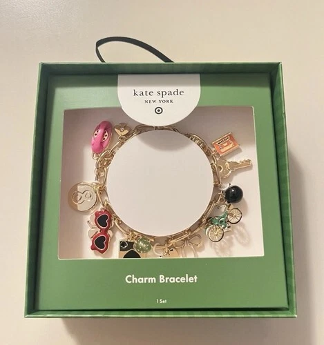 Bracciale Charm Grosso Kate Spade New York x Target Novità Mista In Mano