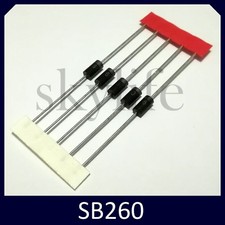 5 pz Diodi Schottky SB260 2A 60V -  5 pezzi SB 260 SR260 SR 260