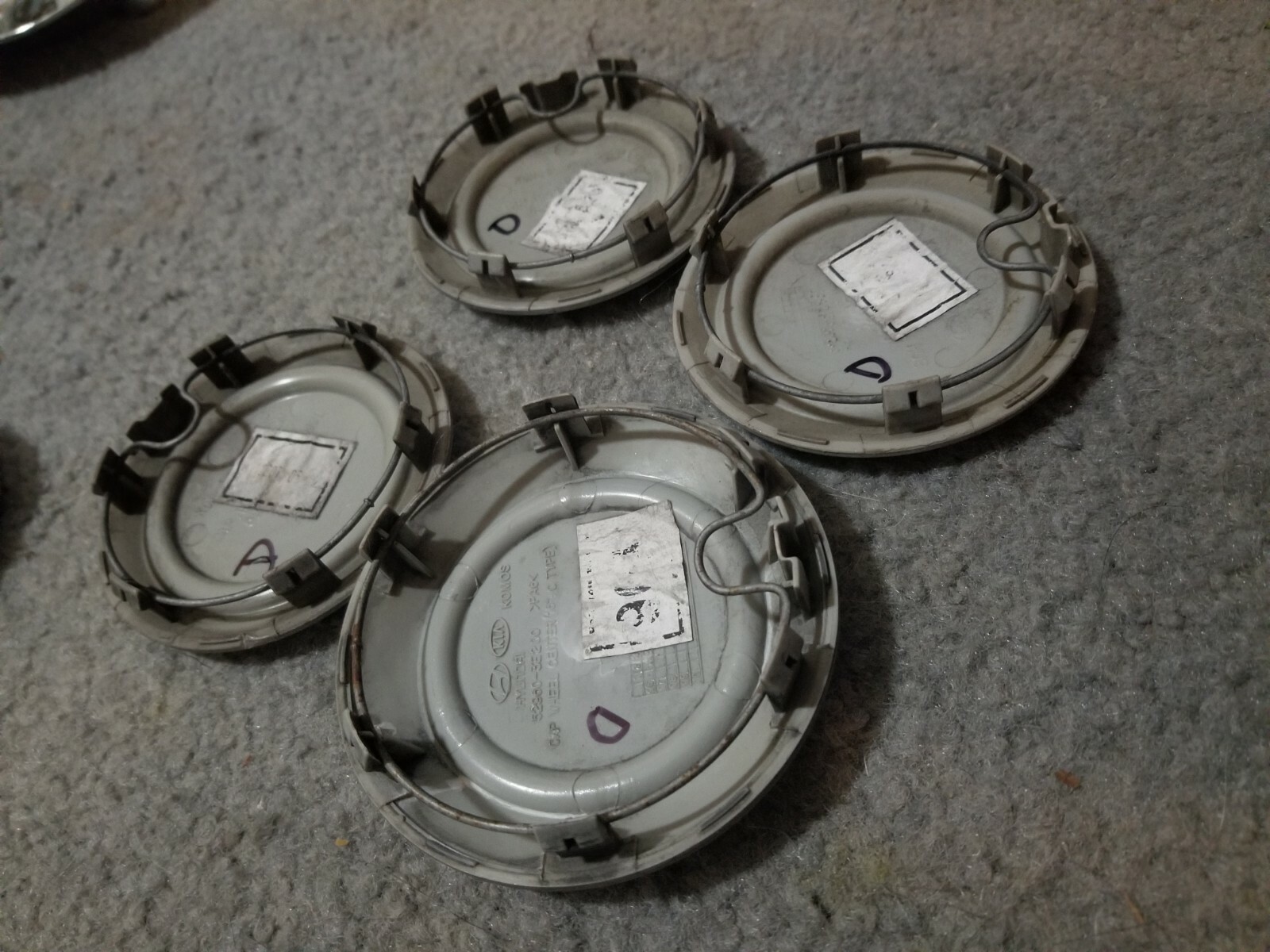 20062012 Kia Sedona Wheel Center Cap Hubcap Hub Cap 529604D100 OEM set of 4 eBay