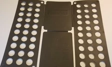 2 X Clothes Folder Folding Board Laundry Organizer T Shirt Fast Fold Flip Adult 