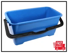 NEW Heavy-Duty 6 Gal. Plastic Rectangular Mop Cleaning Bucket Comfort Grip