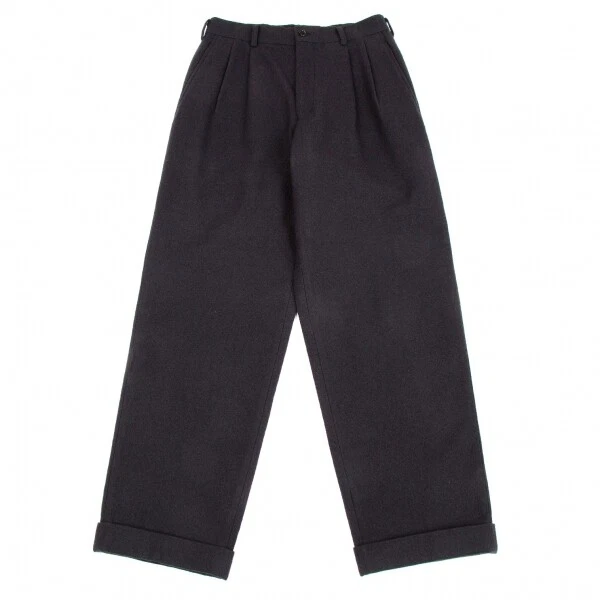 COMME des GARCONS HOMME Wool Tuck Pants Size S(K-92719) | eBay