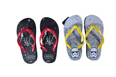 Star Wars Zehentrenner Flip Flops Badeschuhe Größen:  28/29 30/31 32/33 34/35
