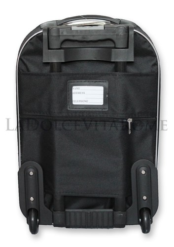 VALIGIA BAGAGLIO A MANO ULTRALEGGERO TROLLEY RYANAIR EASY JET 2 RUOTE LOW COST - Foto 5 di 16