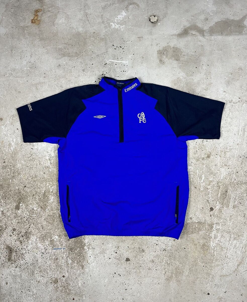 Vintage y2k Umbro x Chelsea Short Sleeve Track Jacket Rare Vintage y2k Umbro x Chelsea Short Sleeve Track Jacket Rare