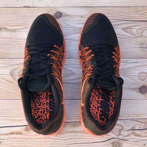 *Nuevo* Nike Air Max 2015 Premium Negro/Naranja Total Para Hombre Talla 9, Talla 11.5 ¡RARO! - Imagen 7 de 36