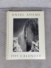 Vintage 1989 Ansel Adams Wall Calendar New York Graphic Society Photography