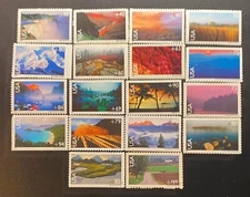 US Airmail Stamps Scott #C133 - C150 VF MNH 18 Varieties 