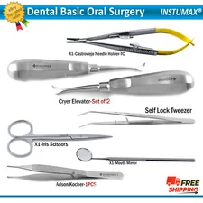 New Dental Implant Surgery Kit Veterinary & Oral Surgical Dissection Instruments