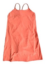 Athletic Girl Bright Peach / Orange tennis / golf dress with built in shorts