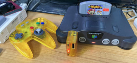 2.4G Wireless N64 Controller Remote Game Pad w/ Rumble Pak for Nintendo N64