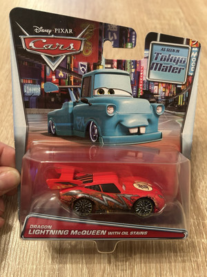 Disney Pixar Drache Lightning McQueen mit Ölflecken