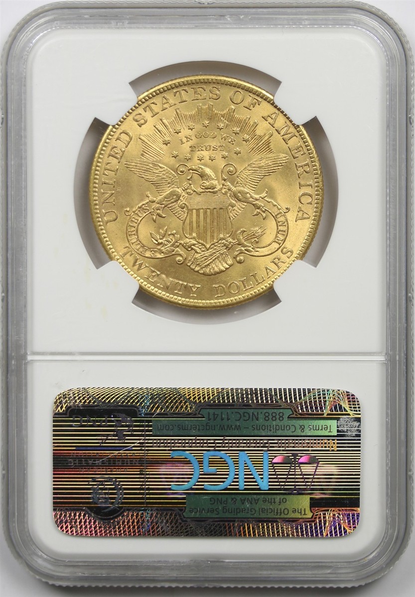 1904 $20 NGC MS 63 Liberty Head Gold Double Eagle | eBay