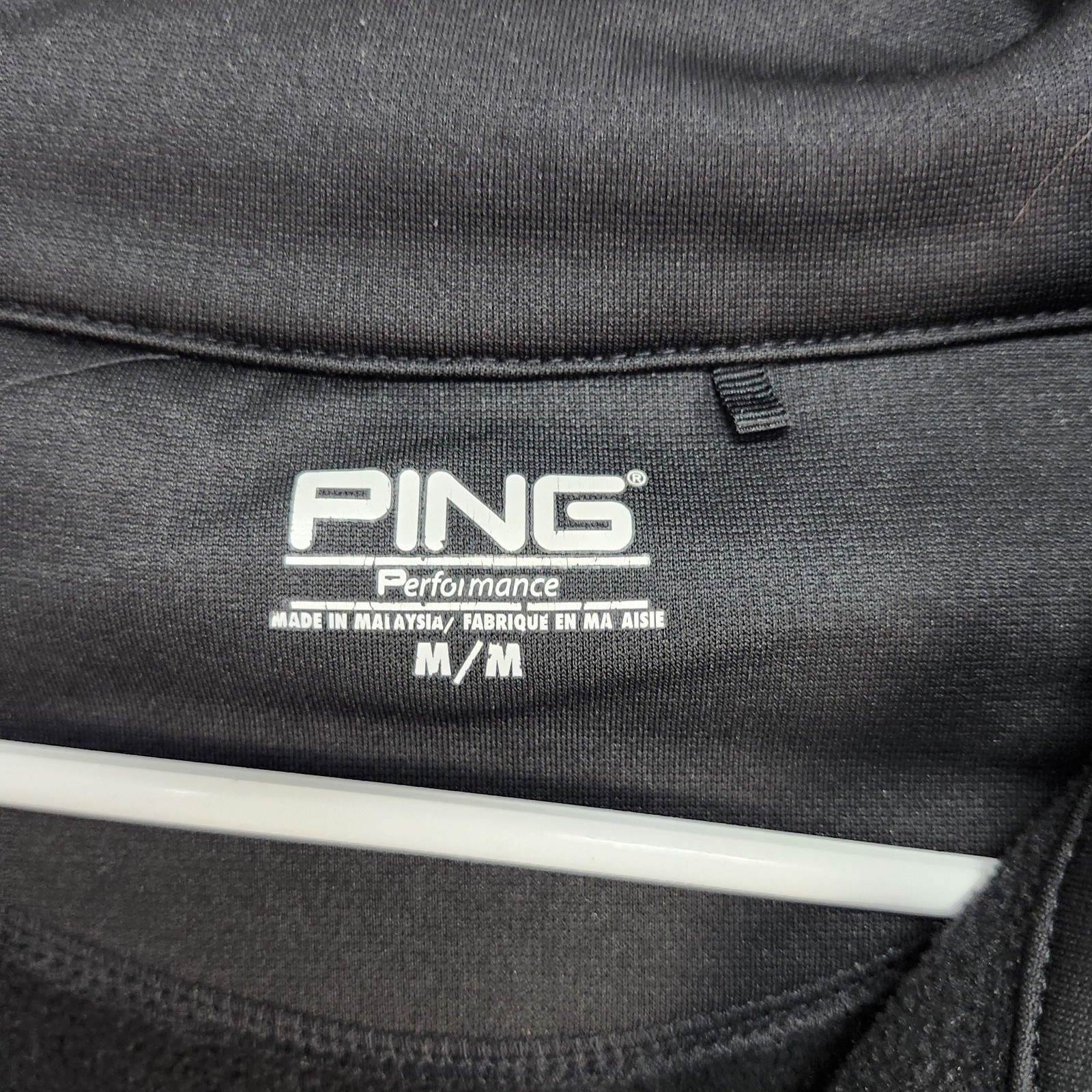 PING Jacket Mens Medium Black Performance Full Zi… - image 3
