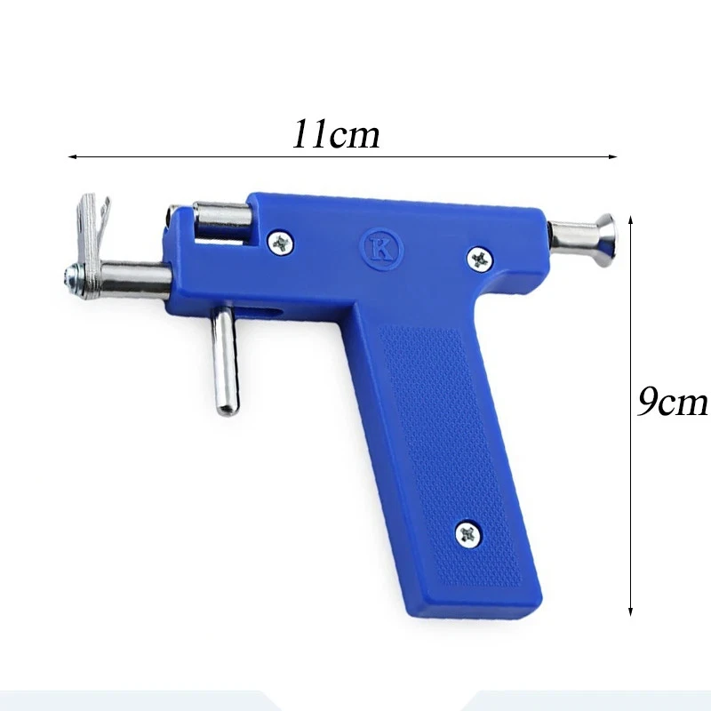 Professional DIY Ear Piercing Gun Body Nose Navel Tool Kit Jewelry with 98 Studs image 4