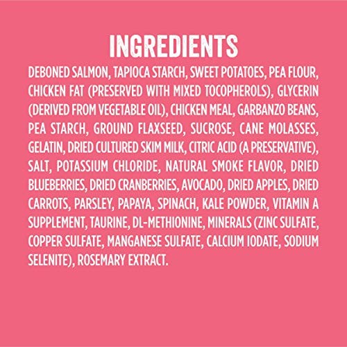 Evolve Grain Free Salmon Sweet Potato Recipe Jerky Bites for Dogs 12 Ounce