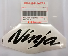 KAWASAI NINJA FUEL TANK STICKER BADGE EMBLEM BLACK / WHITE *UK STOCK**