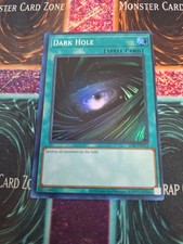 Yugioh Dark Hole LOB-EN052 Super Rare Unlimited Near Mint