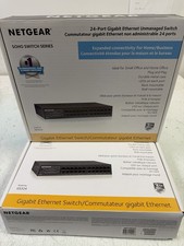 NETGEAR GS324 24 Port GIGABIT Ethernet Network Switch. Price is Per Item.
