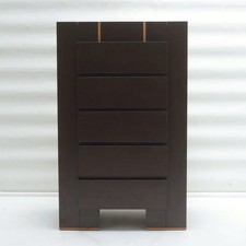 Vintage Wooden Chest of Drawers Tallboy, Postmodern, Mid Century, Art Deco Style