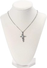 3D Necklace Display Stand for Selling,Velvet Chain Jewelry Bust Holder Organizer