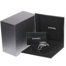 Chanel Mademoiselle J12 H7609 39mm SS Black Dial Automatic Watch #C1706