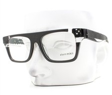 Alain Mikli Claudien Eyeglasses A03109 001 Glasses Black on Clear 54mm No Case