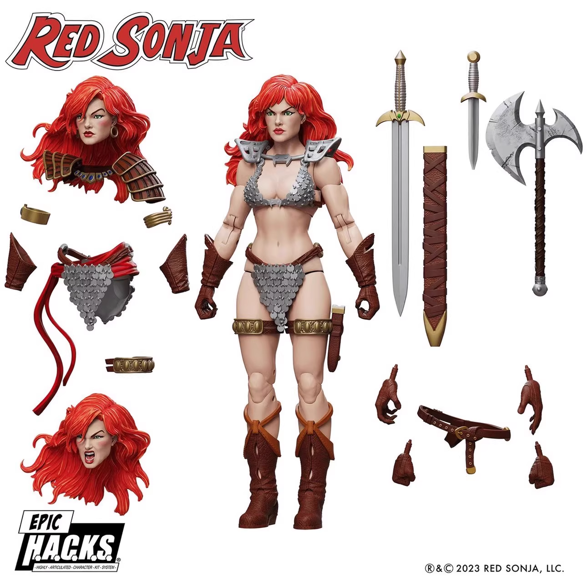1/12レッドソニア　REDSONIA 2025 Boss Fight Studio 1/12 RED SONJA Epic H.A.C.K.S. 6
