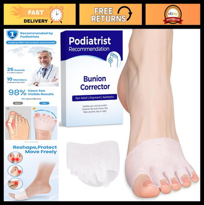 Toe Separators & Spacers for Bunion Relief - Podiatrist Recommended, Breathable