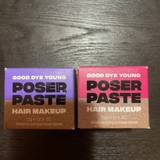 Good Dye Young Pink & purple Poser Paste Temporary Hair Color Wash Out. Set Of 2
