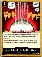 Never Existed... in the First Place... UC Carrying On His Will OP13-098 NM