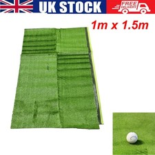 1m x 1.5m Tee Grass Golf Practice Mat Driving Range Mat Pitching Chipping UK